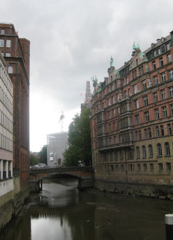 Hamburg centrum kanal
