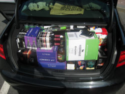 Fullpackat bagageutrymme Fullpackat bagageutrymme