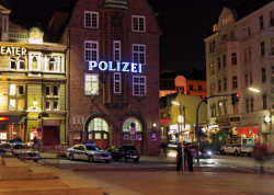 Davidwache polisstation i Hamburg