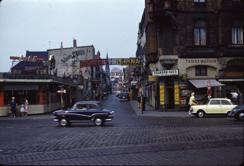 Reeperbahn i mitten av 1900-talet